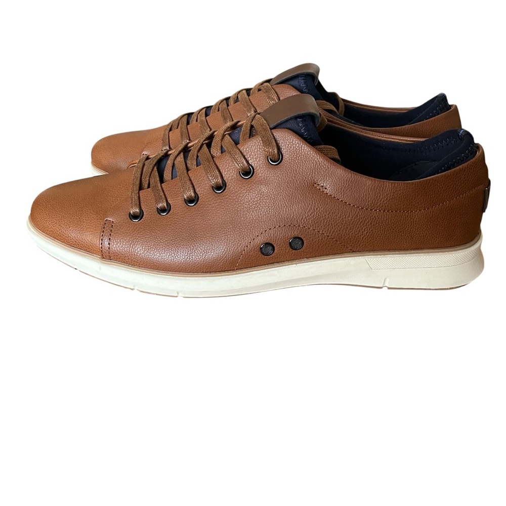Van Heusen Memory Foam Sawyer Cognac Sneakers Shoes Men's Size 12M Tan Brown